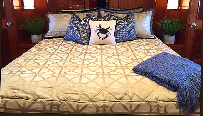 Annapolis Yacht Interiors Bedding and Sheets for Boats and Marine